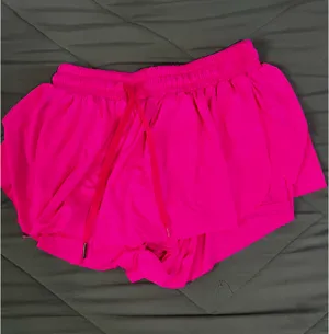 Flare workout shorts Pink thumbnail 1