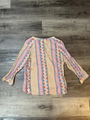 MAEVE By Anthropologie Button Down Blouse in Sunset District thumbnail 3