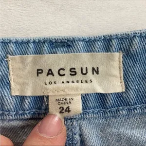 PacSun Patch Work Jean Skirt thumbnail 3
