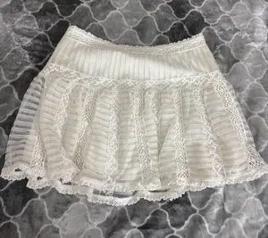 Loveshackfancy white skirt thumbnail 1