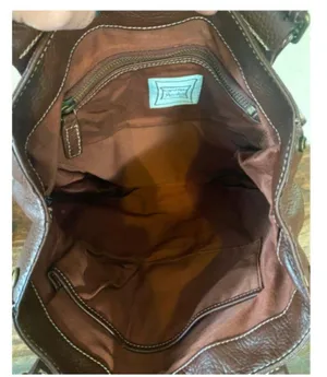 Cynthia Rowley NWOT leather brown leather bag. Mint! Sz 13x11x5 thumbnail 6
