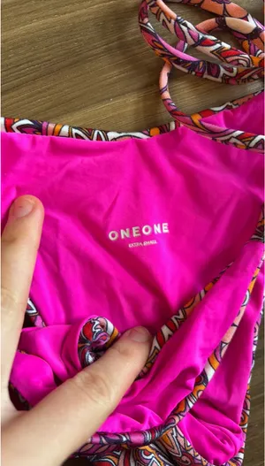 ONEONE Paisley Swimwear Pink Print Bikini Set thumbnail 6
