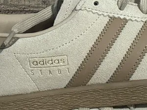 Unisex Adidas Gazelles neutral colored sneakers thumbnail 2