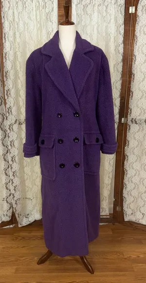 Spectacular Vintage 1980 Neiman Marcus Full Length Alpaca Coat thumbnail 1