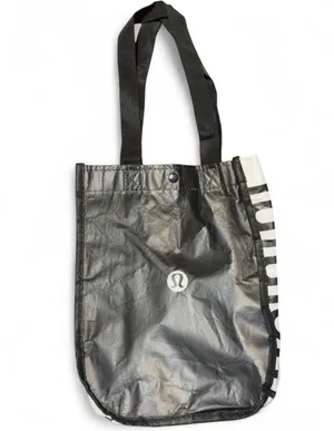 Lululemon Reusable Tote Bag Black Small Shopping/Gym Bag thumbnail 2
