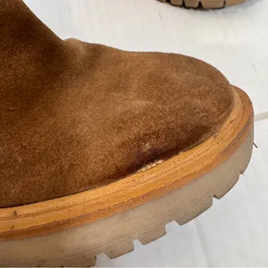 Dolce Vita Tan Suede Leather Platform Castor Ankle Boots Women’s 6.5 Chukka thumbnail 9
