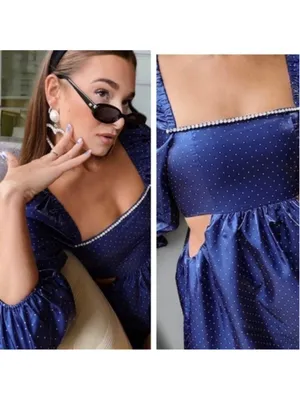 Danielle Bernstein Polka Dot Cocktail Party Dress thumbnail 3