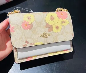 coach Mini Klare Crossbody In Signature Canvas With Floral Cluster Print ch255 thumbnail 6