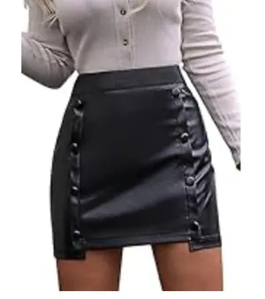 Leather Mini Skirt thumbnail 2
