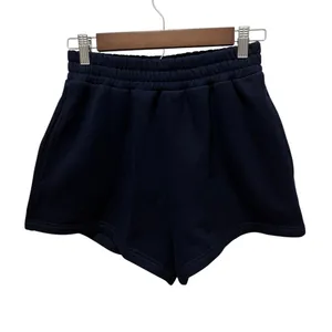 PARKE Fleece Sweat Shorts Navy Blue Women's Size XS Athleisure Loungewear NWOT thumbnail 2