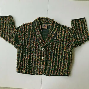 Don't Mess with Texas Jacket Blazer Large Multi Color Concho Buttons Vin… thumbnail 6