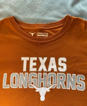 Texas Longhorns Shirt Orange Size XL thumbnail 2