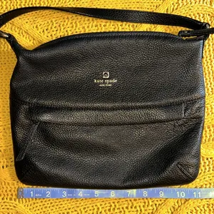 Kate Spade Black Pebbled Leather Crossbody Bag thumbnail 14