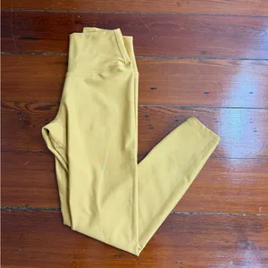 Abercrombie & Fitch YPB sculptLUX 7/8-Length Leggings Curve Love Sz Small 💚🍄 thumbnail 3