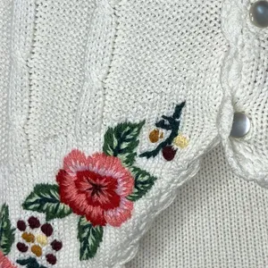 Vintage Herman Geist‎ Hand Embroidered Sweater thumbnail 4