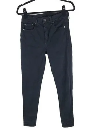 American Eagle Womens Hi-Rise Jegging Stretch Jean Black Size 6 thumbnail 1