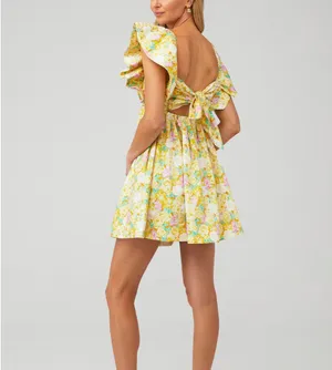 For Love & Lemons Mini Dress Floral S thumbnail 2