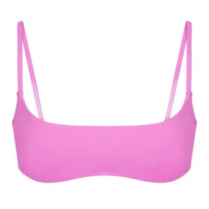 Skims SET NWT Neon Orchid Pink Bikini Swim Set 2-pc set top & Bottom Size L thumbnail 5
