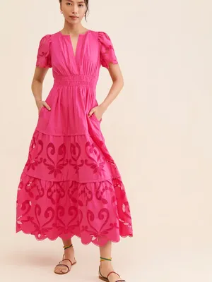 By Anthropologie The Somerset Maxi Dress: Cutwork Edition thumbnail 4
