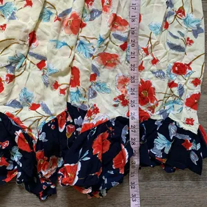 Patrons of Peace Cream Boho Floral Dress L thumbnail 5