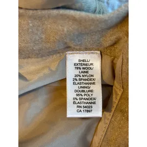 Banana Republic Harrison Tan Wool Blend Stretch Wide Leg Trousers Pants 4 362333 thumbnail 6