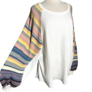 NWT WE THE FREE x FREE PEOPLE Women’s Boho Rainbow Dreams Thermal Top thumbnail 3