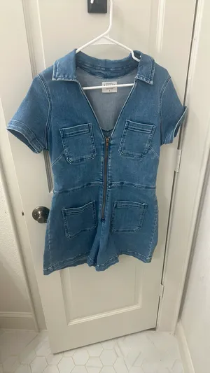 Show Me Your Mumu denim romper  thumbnail 4