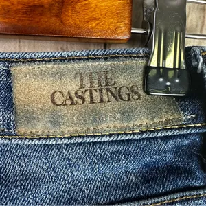 Aritzia The Castings Edition High Rise Cropped Blue Denim Jeans thumbnail 6