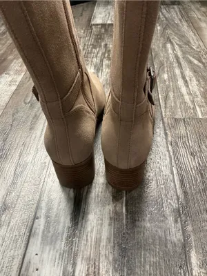 Koolaburra Knee High Suede Boots in Taupe Size 9 thumbnail 14