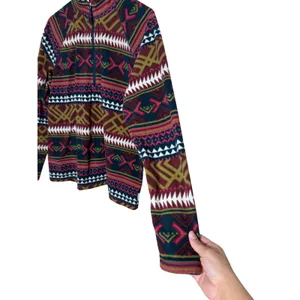 Eddie Bauer Womens L Fleece Pullover Quarter Zip Multicolor thumbnail 4