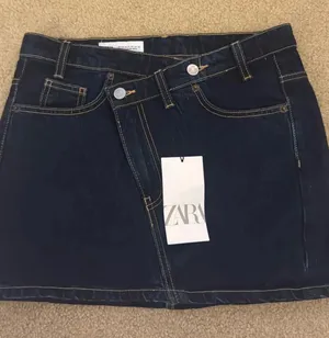 ZARA Skirt Mini Denim thumbnail 1