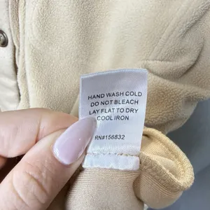 BiBi Fleece Buttoned Down Oversized Shirt Jacket Tan Fall Winter Women’s Size XL thumbnail 7