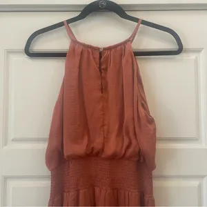 She + Sky Midi Dress in Copper Size Medium NWT‎ thumbnail 6