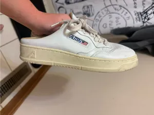 Autry | White Leather Slip-On Sneaker Mules size 37 thumbnail 6