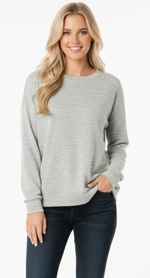 Aerie size medium oversized grey cozy sweatshirt thumbnail 1