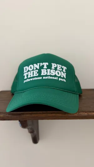 Green trucker hat thumbnail 2