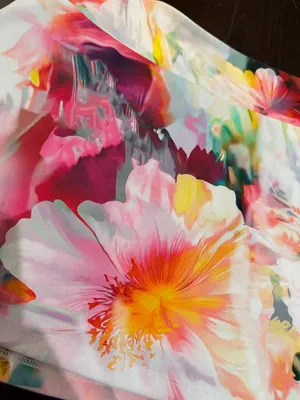 Anthropologie Peggi Kroll Daily Practice Mini Skort Floral Tennis Skirt Size Med thumbnail 5