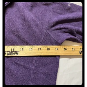 Columbia Fleece Pullover Womens Size M Purple Quarter Zip Long Sleeve Hiking thumbnail 5