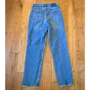 Abercrombie & Fitch 90’s ultra high rise straight distressed knee jeans 29 thumbnail 13