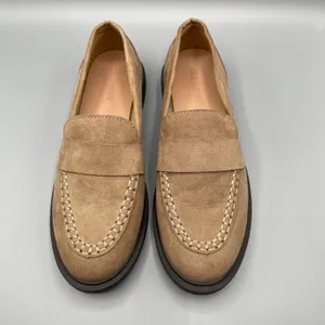 Old Navy Classic Loafers Size 7 Brown Light Academia Schoolgirl Slip on Casual thumbnail 2