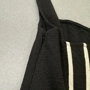 Anthropologie Black White Striped Textured Fit Flare Dress Size 4‎ NWT thumbnail 14