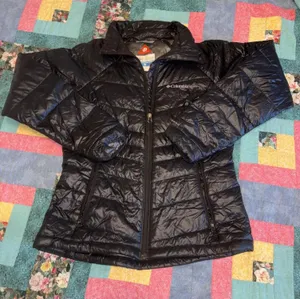 Columbia Women's Small Black TurboDown Omni-Heat Jacket Lightweight Insulated thumbnail 1