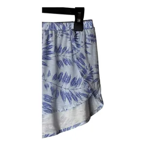 Hale Bob Pajama Shorts Women‎ Medium Blue Purple Palm Print Loungewear Casual thumbnail 4