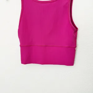 [Lululemon] Sonic Pink Power Pivot Ribbed Reversible Cropped Workout Tank Size 2 thumbnail 8
