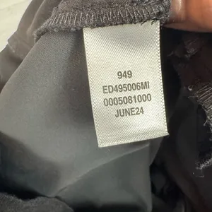 Open Edit Wide Leg Pleated Pants in Black Size 8 thumbnail 9