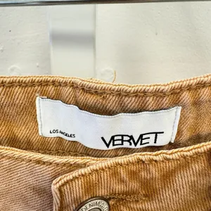 Vervet Kiss Of California Super High Rise 90's Vintage‎ Crop Flare Jeans W27 Tan thumbnail 10