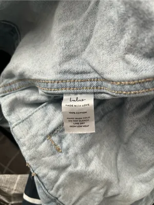 Lulus Denim Jacket Womens Medium Light Wash Oversized Trucker Jean Jacket thumbnail 14