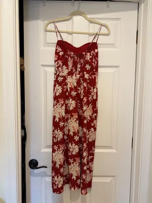 Abercrombie & Fitch high slit Midi Dress thumbnail 5