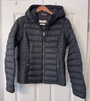 Abercrombie & Fitch Black Puffer Jacket thumbnail 1