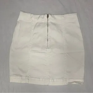 Free People White Mini Skirt Size 4 thumbnail 5
